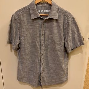 Used Mossimo Men’s L S/S grey button shirt.